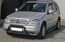 Mercedes ML W163 1997-2005 Pare-buffle Black (inox) photo 3