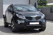 Kia Sportage 2010-2015 Pare-buffle WT006 Noir (Inox) photo 1