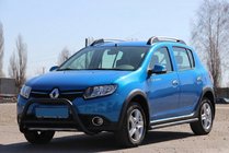 Dacia Sandero 2013-2020 Barre Avant WT006 Noire (Inox) photo 6