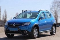 Renault Sandero 2013-2022 Barre Avant WT006 Noire (Inox) photo 4