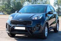 Kia Sportage 2015-2021 Pare-buffle WT006 Noir (Inox) photo 3