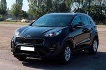 Kia Sportage 2015-2021 Pare-buffle WT006 Noir (Inox) photo 5