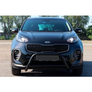 Pare-buffle WT006 Noir (Inox) Kia Sportage 2015-2021 photo 4