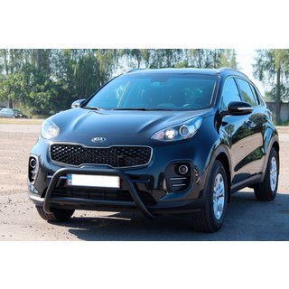Pare-buffle WT006 Noir (Inox) Kia Sportage 2015-2021 photo 3