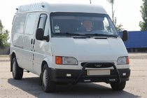 Ford Transit 1991-2000 Pare-buffle WT006 Noir (Inox) photo 1