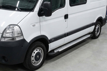 Renault Master 1998-2010 Marchepieds latéraux Allmond Grey (2 pcs, aluminium) photo 1