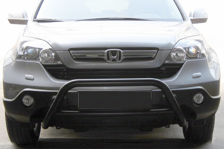 Honda CRV 2007-2011 Pare-buffle WT005 Noir (Inox) Image