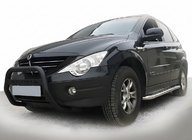 SsangYong Action 2005-2018 Pare-buffle WT005 Noir (Inox) photo 1