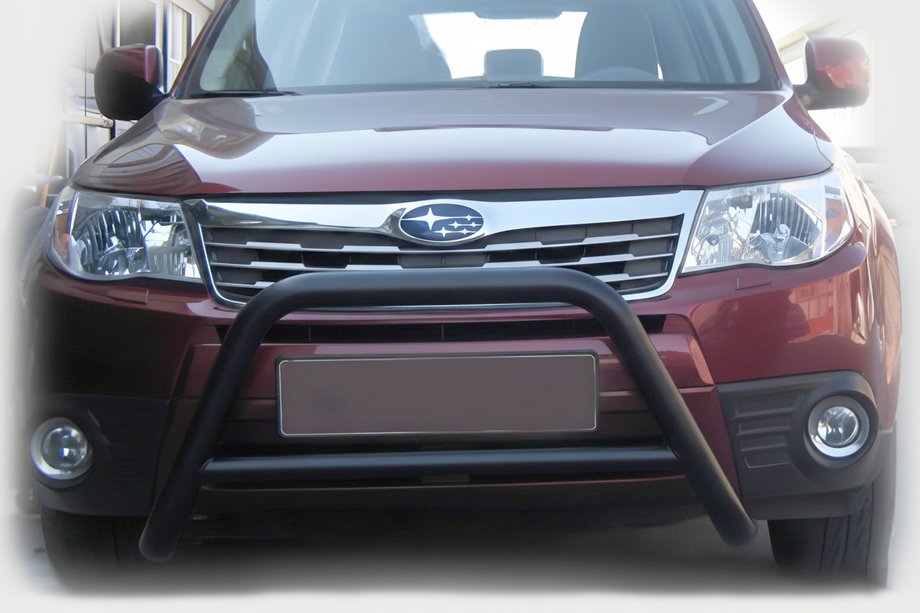 Subaru Forester 2008-2013 Pare-buffle WT005 Noir (Inox) Image