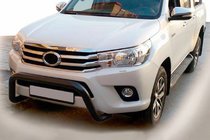 Toyota Hilux 2015- Protection Avant WT009 Noir (Inox) photo 1