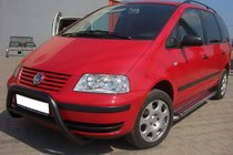Ford Galaxy 1995-2006 Pare-buffle WT005 Noir (Inox) photo 3