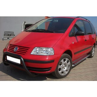 Pare-buffle WT005 Noir (Inox) Ford Galaxy 1995-2006 photo 3