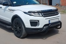 Range Rover Evoque 2012-2018 Pare-buffle WT005 Noir (Inox) photo 2