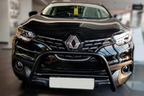 Renault Kadjar 2015-2022 Pare-buffle Black (inox) photo 2