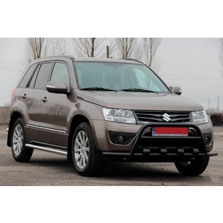 Pare-buffle ST-WT-15 Noir (Inox) Suzuki Grand Vitara 2005-2017 photo 1
