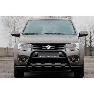 Pare-buffle ST-WT-15 Noir (Inox) Suzuki Grand Vitara 2005-2017 photo 2