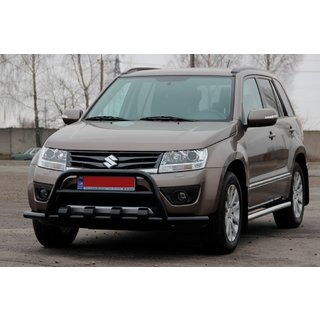 Pare-buffle ST-WT-15 Noir (Inox) Suzuki Grand Vitara 2005-2017 photo 3