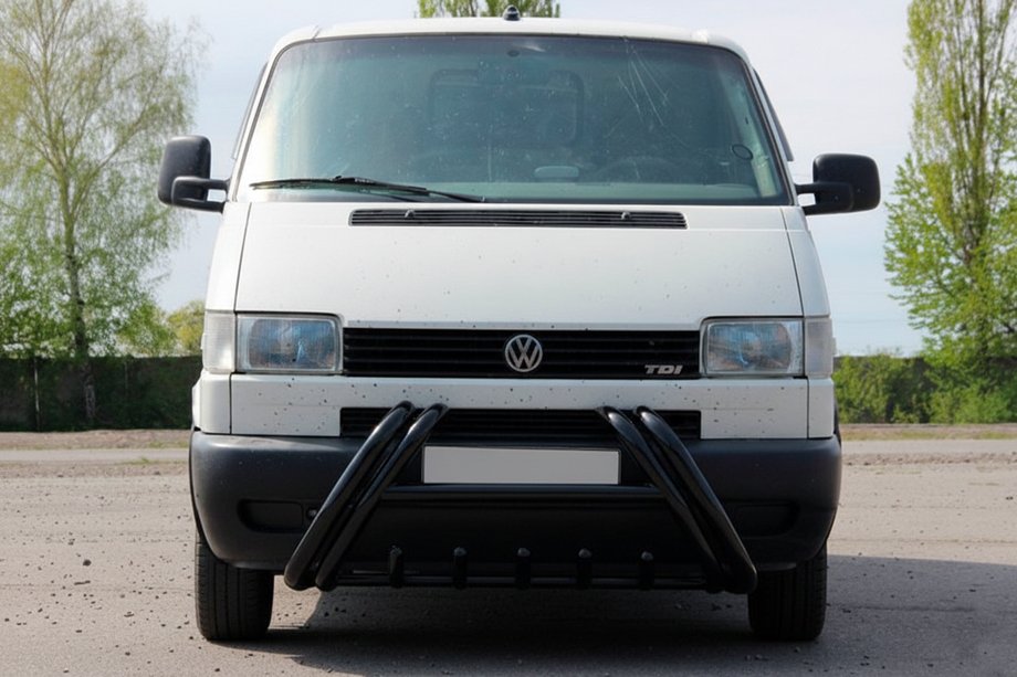 Volkswagen T4 Transporter 1990-2003 Pare-buffle Kelebek WT011 Black (inox) Image