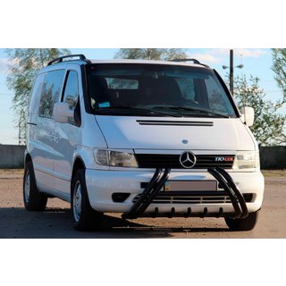 Pare-buffle Kelebek WT011 Black (inox) Mercedes Vito W638 1996-2003 photo 1