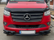 Mercedes Sprinter W907/W910 2018- Barre de Protection Avant Inférieure Shark Black photo 1