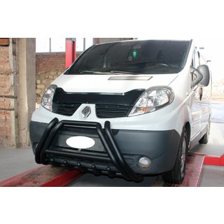 Pare-buffle F1-01 Noir (Inox) Opel Vivaro 2001–2015 photo 3