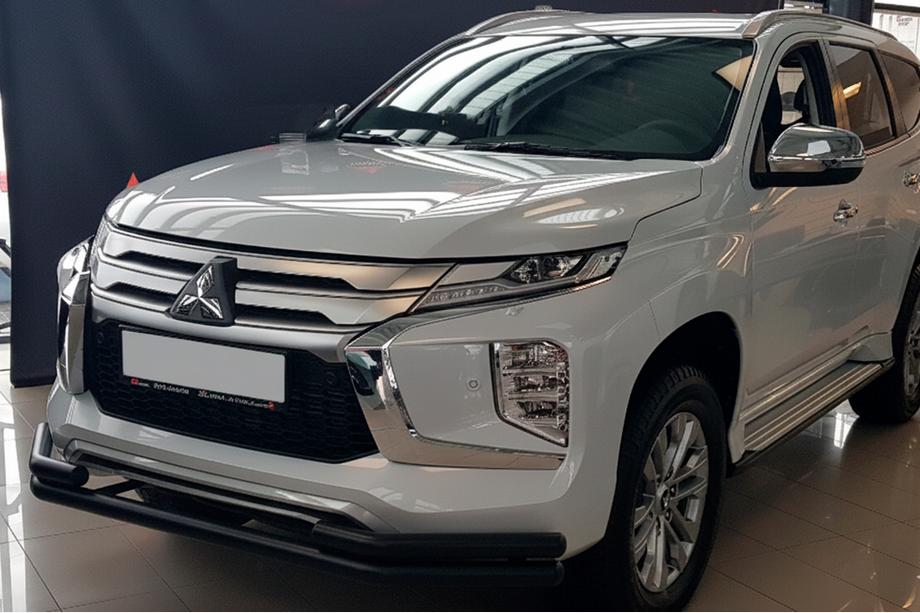 Mitsubishi Pajero Sport 2015- Protection Avant ST085 Black (2020+, Inox) Photo 1