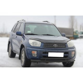 Barre Avant ST014-1 Noire (Inox) Toyota Rav 4 2001-2005 photo 2