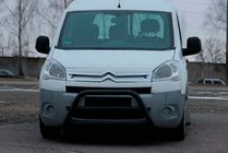 Peugeot Partner Tepee 2008-2018 Pare-buffle WT022 Noir (Inox) photo 1