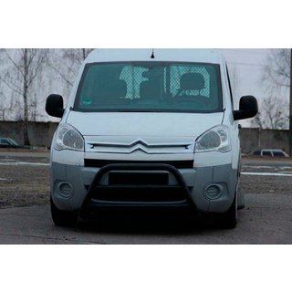 Pare-buffle WT022 Noir (Inox) Citroen Berlingo 2008-2018 photo 1