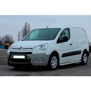 Pare-buffle WT022 Noir (Inox) Citroen Berlingo 2008-2018 photo 2