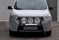 Renault Dokker 2013-2022 Pare-buffle WT022 Noir (Inox) photo 1