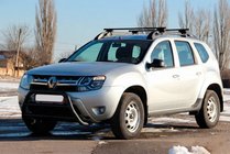 Dacia Duster 2008-2018 Pare-buffle WT022 Noir (Inox) photo 1