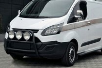 Ford Custom 2013-2022 Pare-buffle WT022 Noir (Inox) photo 3