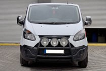 Ford Custom 2013-2022 Pare-buffle WT022 Noir (Inox) photo 2