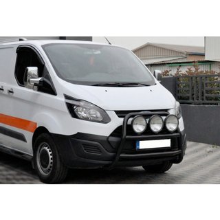 Pare-buffle WT022 Noir (Inox) Ford Custom 2013-2022 photo 1