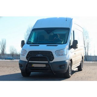 Pare-buffle WT022 Noir (Inox) Ford Transit 2014- photo 2