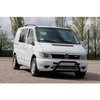Pare-buffle WT022 Noir (Inox) Mercedes Vito W638 1996-2003 photo 3