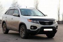 Kia Sorento II XM 2009-2014 Pare-buffle WT007 Noir (Inox) photo 3