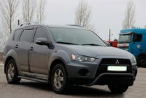 Mitsubishi Outlander 2006-2012 Pare-buffle WT007 Noir (Inox) photo 3