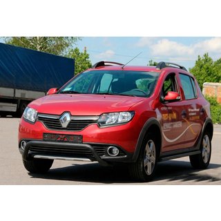 Barre Avant WT007 Noire (Inox) Dacia Sandero 2013-2020 photo 2