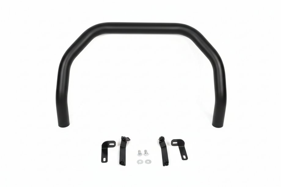 Jeep Grand Cherokee WK 2004-2010 Pare-buffle WT007 Noir (Inox) Image