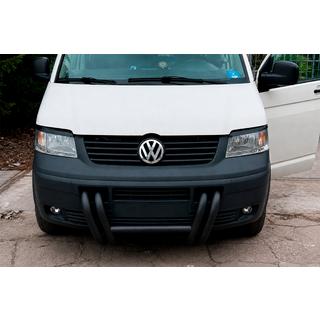 Pare-buffle ST006-03 Grille Black (Inox) Volkswagen T5 Transporter 2003-2010 photo 4