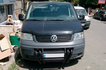 Volkswagen T5 Transporter 2003-2010 Pare-buffle ST006-04 Grille Black (Inox) photo 3