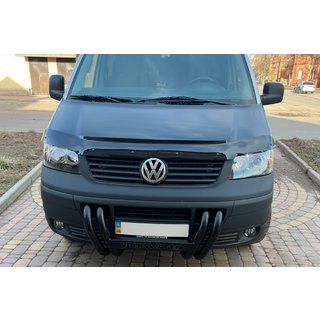Pare-buffle ST006-04 Grille Black (Inox) Volkswagen T5 Transporter 2003-2010 photo 2