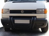 Volkswagen T4 Transporter 1990-2003 Pare-buffle ST006 Noir (Inox) photo 1