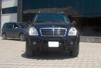 SsangYong Rexton I 2001-2017 Pare-buffle QT006 Noir (Inox) photo 4