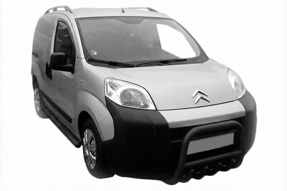 Citroen Nemo 2007-2017 Barre Avant QT006 Noire (Inox) Image