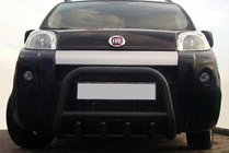 Fiat Fiorino/Qubo 2008-2024 Pare-buffle QT006 Noir (Inox) photo 1