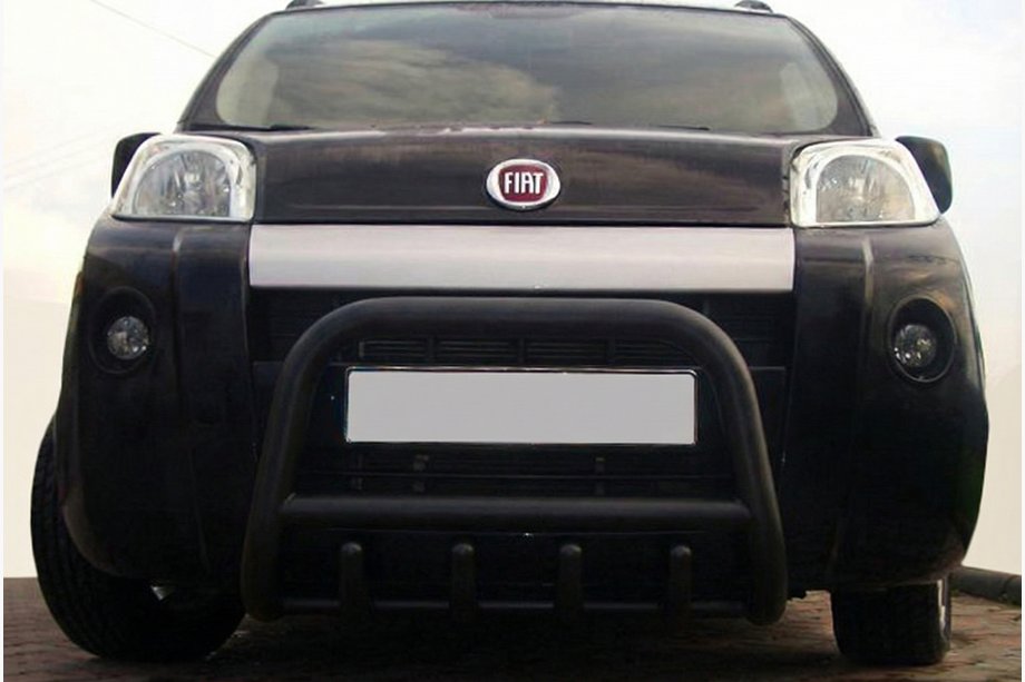 Peugeot Bipper 2008-2017 Pare-buffle QT006 Noir (Inox) Image