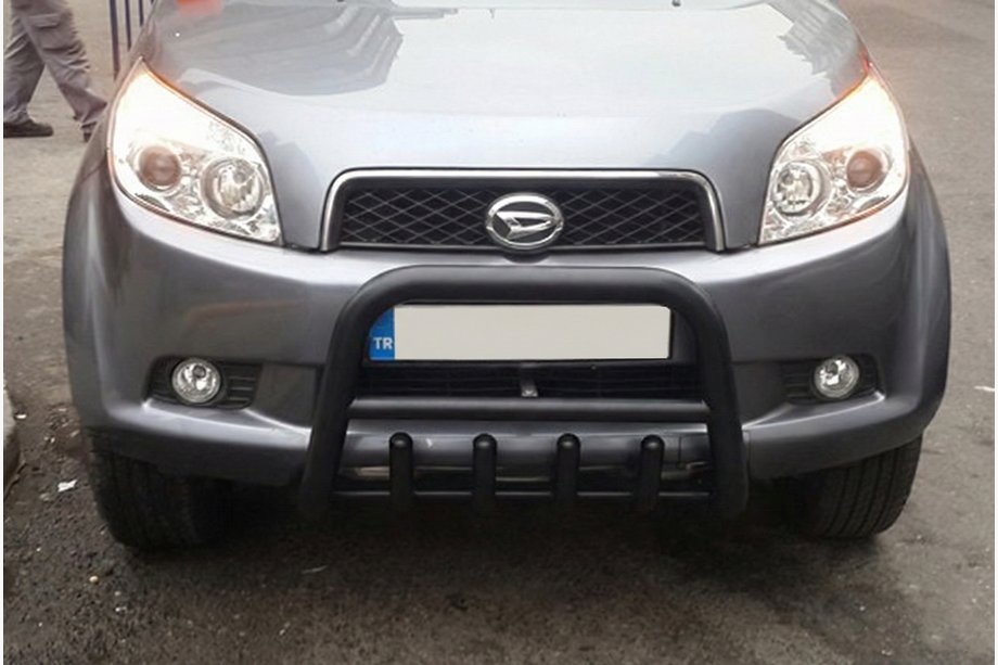 Daihatsu Terios 2006-2017 Barre Avant QT006 Noire (Inox) Photo 5